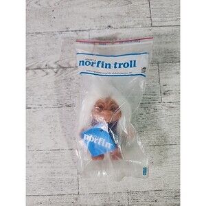 1980s Norfin Dam Troll Doll 3" The Tiny Ones Bagged NEW w/ TAG UNOPENED